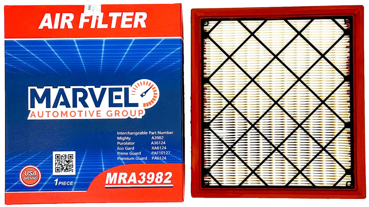 Marvel Air Filter MRA3982 (30637444, 30757155) for Volvo XC60 2015-2016 2.5L