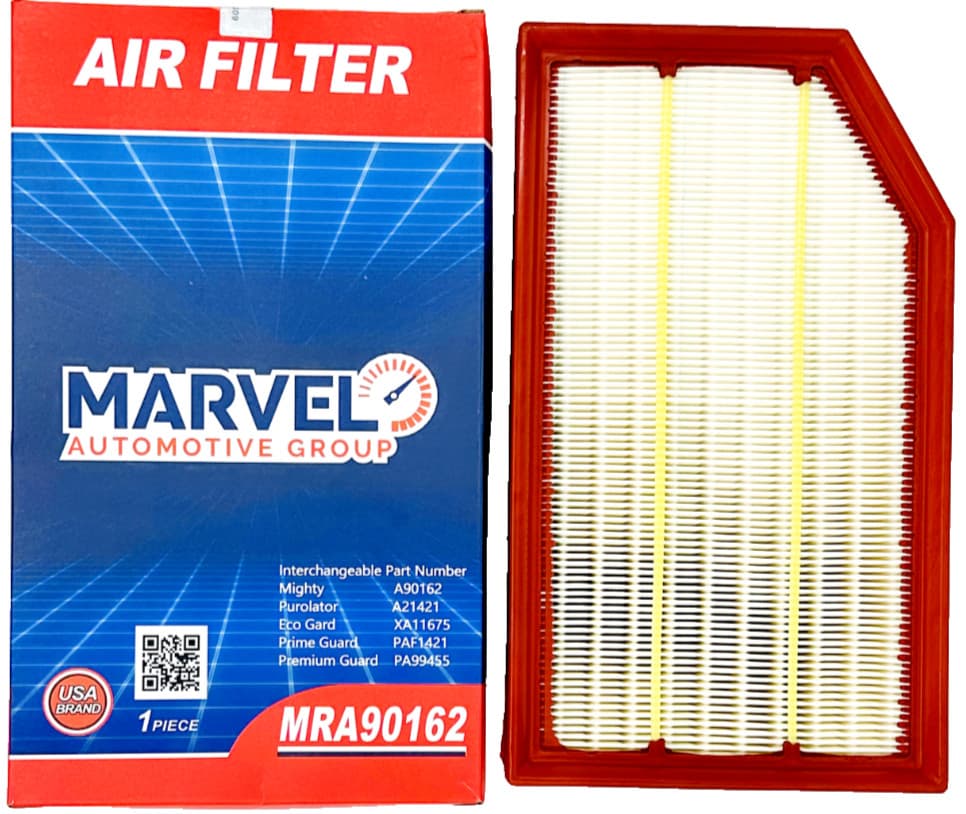 Marvel Air Filter MRA90162 (68257030AA) for Jeep Wrangler 2018-2024 2.0L 3.6L