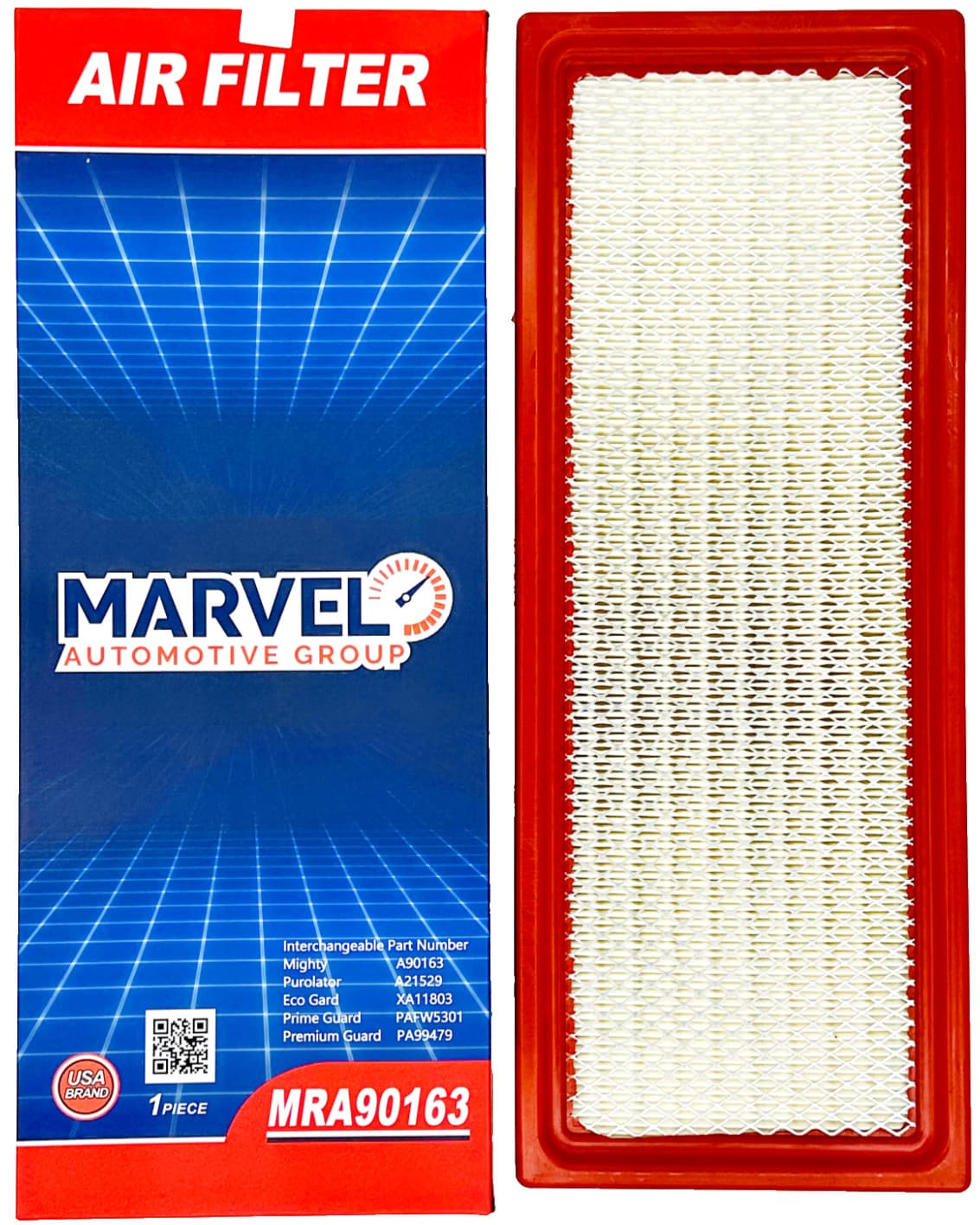 Marvel Engine Air Filter MRA90163 (84612001) for Chevrolet Express, GMC Savana