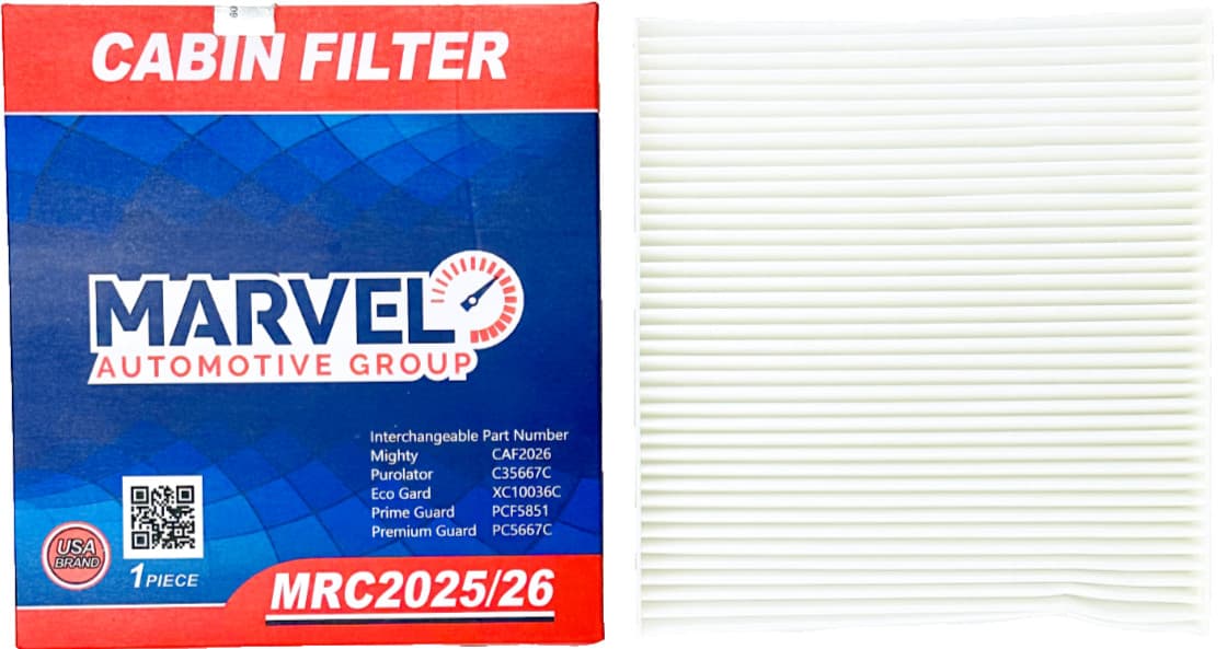 Marvel Cabin Air Filter MRC2025/26 (88508-01010) for Toyota Tacoma 2005-2023