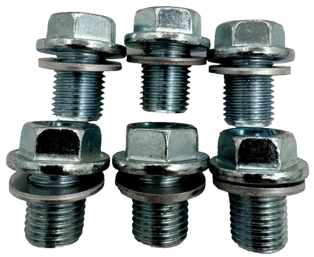 6pc 17mm-14X1.5 Drain Plug 80-44 (90009PY3000 / 2151221010) for Honda CR-V 11-21
