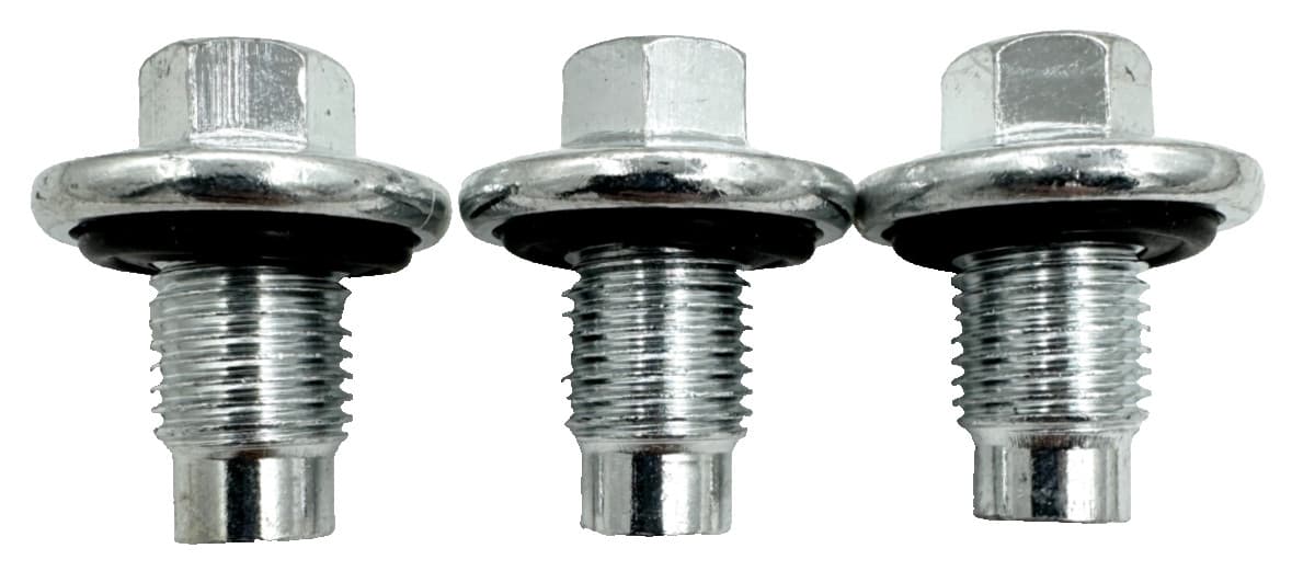 3pc 10mm- 14X1.5 Oil Drain Plug 80-40 (55568037) for Chevrolet Cruze 2011-2016
