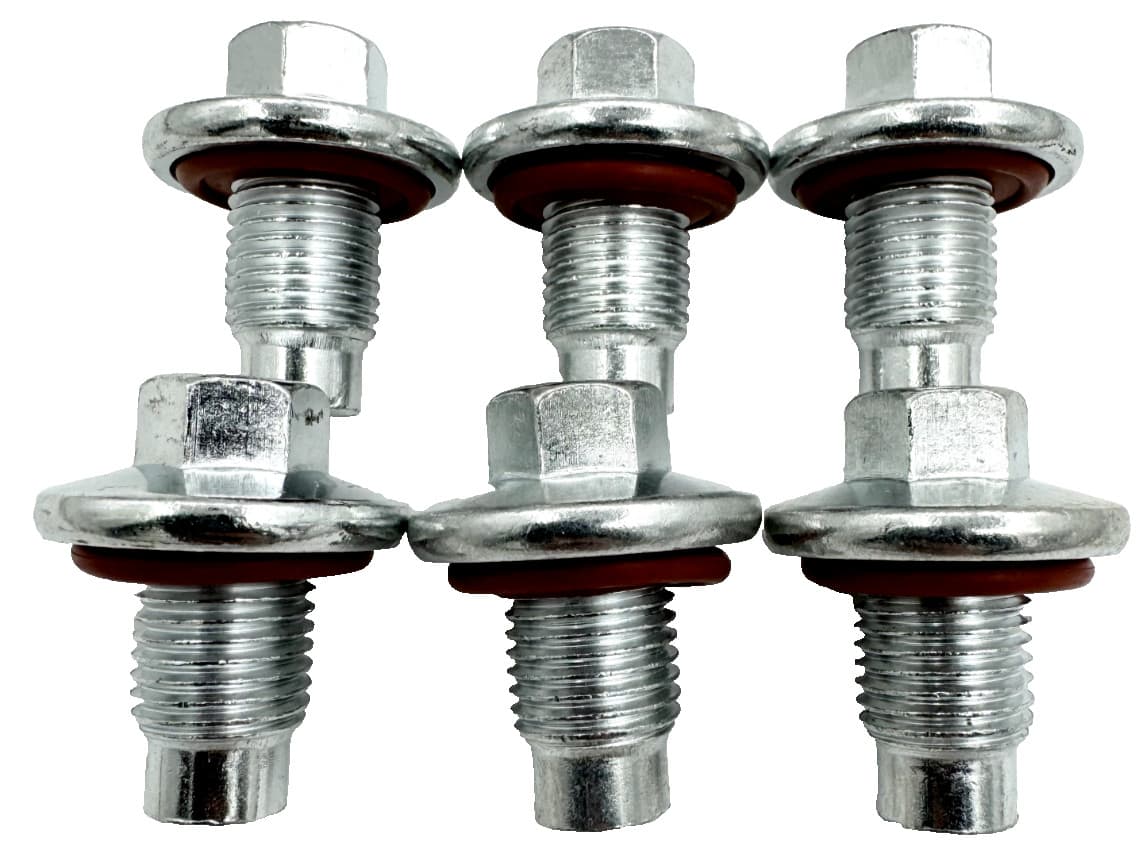 6pc 13mm- 14X1.5 Drain Plug 80-26 (6506214AA / 6507741AA) for Ram 1500 2011-2021