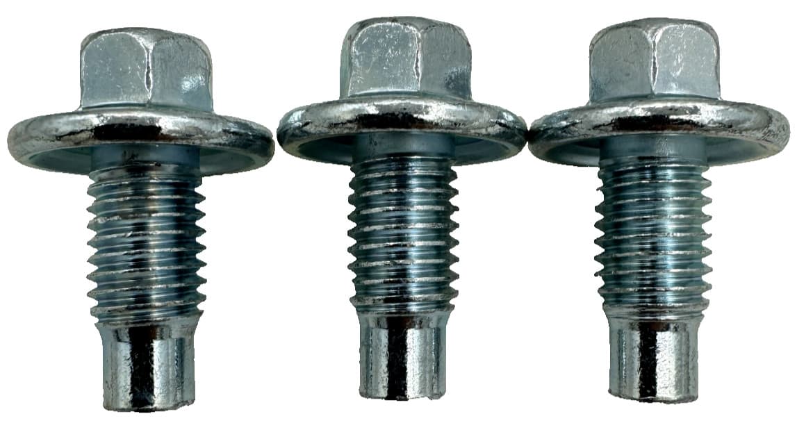 3pc 13mm- 12X1.75 Oil Drain Plug (11519408) for Chevy Silverado 1500 1999-2007