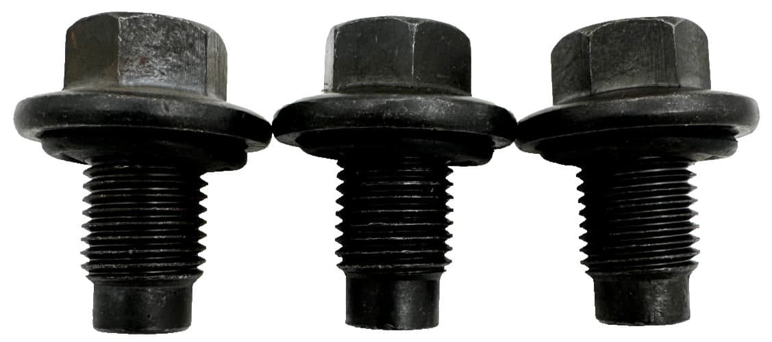 3pc 16mm-14X1.5 Oil Drain Plug 80-07 (F75Z 6730-BA) for Ford F-150 1999-2014