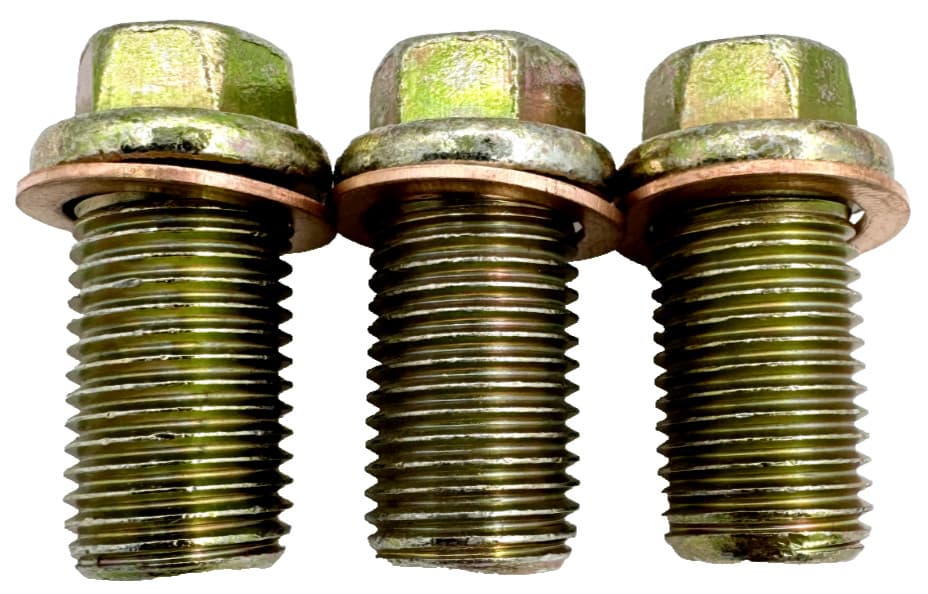 3pc 13mm-14x1.5 Oil Drain Plug (1119970330) for Mercedes-Benz GLC300 2016-2021