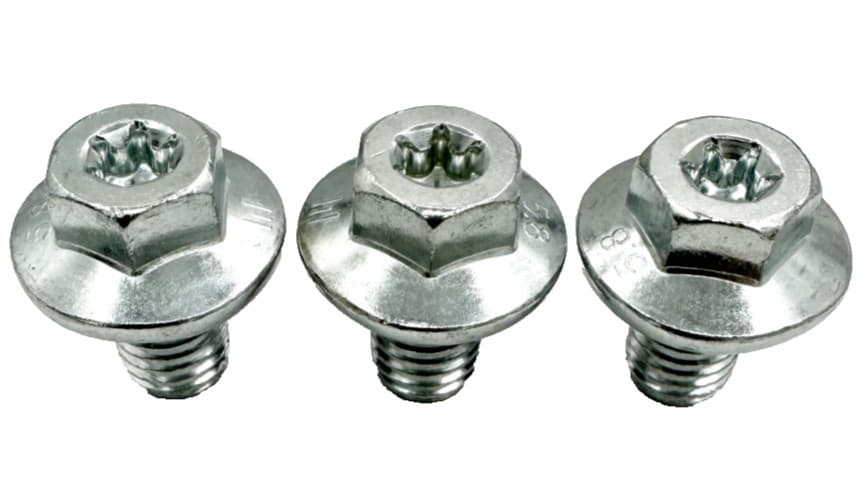 3pc 15MM-12X1.75 T45 Torx Drain Plug 55577568 for Chevy Silverado 1500 2019-2024