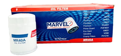 Marvel Synthetic Oil Filter MR40A (25160561) for Chevy Express, GMC Savana-12pc