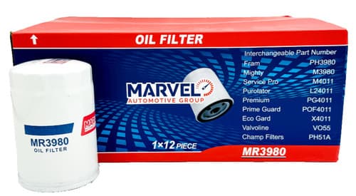 Synthetic Oil Filter MR3980 (25012760) for Chevy Silverado 1500 1999-2001-12pc
